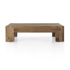 Abaso Coffee Table-Rustic Wormwood Oak